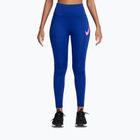 Damenleggings Nike Tempo Swoosh Run old royal/pink rise