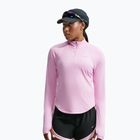 Laufpullover für Damen Nike Tempo Dri-Fit 1/4 Zip pink rise