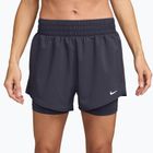 Damen-Shorts Nike One Dri-Fit High-Waisted 3" 2In1 gridiron/white