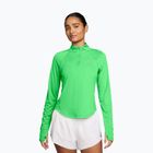Damen-Laufshirt mit langen Ärmeln Nike Tempo Swoosh Run Dri-Fit 1/4-Zip illusion green/white