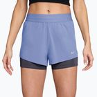 Damen-Laufshorts Nike Swift Mid-Rise 2in1 aluminum/royal tint