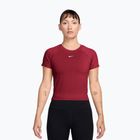 Damen-Trainingsshirt Nike Pro Seamless tough red/white