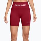 Damen Trainingsshorts Nike Pro Seamless tough red/white