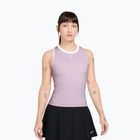 Damen-T-Shirt Nike Court Dri-Fit Advantage bleached lilac/white
