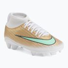 Kinder-Fußballschuhe Nike Jr. Mercurial Superfly 11 Club "Kylian Mbappé" metallic gold/green glow
