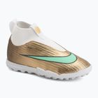 Kinder-Fußballschuhe Nike Jr. Mercurial Superfly 11 Academy "Kylian Mbappé" metallic gold/green glow