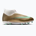 Kinder-Fußballschuhe Nike Jr. Mercurial Superfly 11 Academy "Kylian Mbappé" metallic gold/green glow