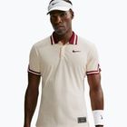 Poloshirt Nike Court Slam Aero-Fit Pale Ivory/Team Red