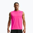 Trainings-T-Shirt Herren Nike Dri-FIT Sleeveless Training Top hyper pink/black
