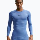 Herren-Trainingslangarmshirt Nike Pro indigo storm/black