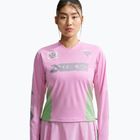 Damen-Laufshirt mit langen Ärmeln Nike Swift Jersey Top pink rise/illusion green