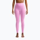 Damen-Trainingsleggings Nike One pink rise/white