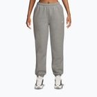 Damenhose Nike Studio Fleece dark grey heather/sail