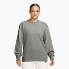 Damenpullover Nike Studio Fleece Lightweight dark grey heather/sail