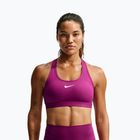 Damen-Sport-BH Nike Swoosh Medium Support true berry/white