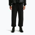 Damenhose Nike Studio Fleece Medium Weight total black/sail