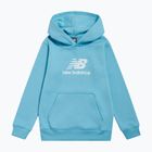 Kinder-Sweatshirt New Balance BB Stacked Logo Hoodie taffy blue