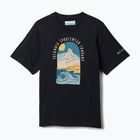 Kinder T-Shirt Columbia Valley Creek II Graphic black/cozy coastline