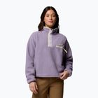 Damen-Fleecejacke Columbia Helvetia II Cropped Half Snap Fleece shale purple/lavender haze/citron haz