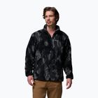 Herren Sweatshirt Columbia Rugged Ridge High Pile Half Zip black treebark