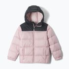 Gefütterte Kinderjacke Columbia Puffect Hooded Mineral Pink/Black