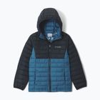 Kinderjacke Columbia Powder Lite II Hooded phoenix blue/black