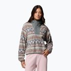 Fleecejacke für Damen Columbia Sequoia Grove II Printed Half Zip Iron Wizard Island