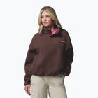 Fleecejacke für Damen Columbia Helvetia II Cropped Half Snap Fleece tobacco