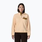 Fleecejacke für Damen Patagonia Lightweight Synchilla Snap-T Pullover natural