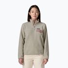 Fleecejacke für Damen Patagonia Lightweight Synchilla Snap-T Pullover oatmeal heather w/moonrise taupe