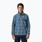 Fleecejacke für Herren Patagonia Lightweight Synchilla Snap-T Pullover deep freeze: forge grey