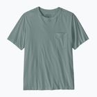 Herren-Shirt Patagonia Daily Pocket Tee blue sage