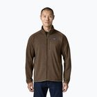 Herren-Trekkingsweatshirt Patagonia Better Sweater Fleece marlow brown rib knit