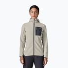 Fleecejacke für Damen Patagonia R1 Air Full-Zip Hoody birch white