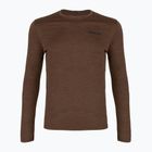 Longsleeve Herren Patagonia Cap Cool Daily Boardshort Logo LS berm brown - light berm brown x-dye