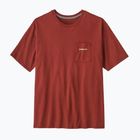 Herren-Shirt Patagonia Boardshort Logo Pocket Responsibili rusty red