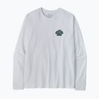 Longsleeve Herren Patagonia Great Waves Responsibili-Tee LS fiber white
