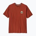Herren-Shirt Patagonia Great Waves Responsibili-Tee rusty red