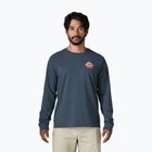 Longsleeve Herren Patagonia Great Waves Responsibili-Tee LS summit blue