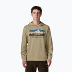 Herren-Trekkingsweatshirt Patagonia Fitz Roy Foothills Daily Hoody weathered stone
