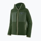 Herren-Trekkingsweatshirt Patagonia R2 TechFace Hoody treeline green