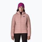 Damen-Daunenjacke Patagonia Down Sweater Hoody moonrise taupe