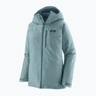 Damen-Skijacke Patagonia Insulated Powder Town blue sage