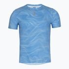 Herren-Laufshirt HOKA EveryRun CLF PRT mineral blue