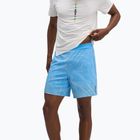Herren-Laufshorts HOKA Glide Short 7" CLF PRT mineral blue