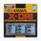 Squash-Schlägerband Karakal X-Dri Grip 3 Stk. blue