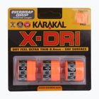 Squash-Schlägerband Karakal X-Dri Grip 3 Stk. orange