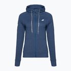 Damen Tennis Sweatshirt Babolat Übung Hood Kombi blau heather