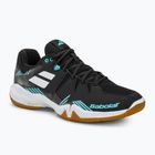 Badmintonschuhe Herren Babolat Shadow Spirit black/light blue