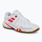 Badmintonschuhe Damen Babolat Shadow Spirit white/lavender
